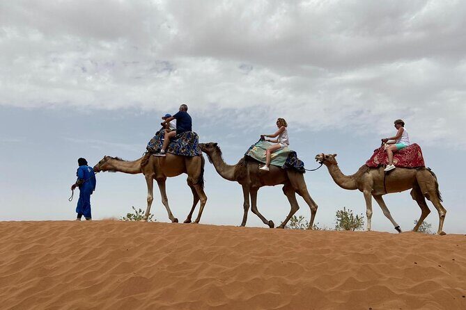 Agadir sunset on Camel Ride With Barbecue - Authenticity and Cultural Touches