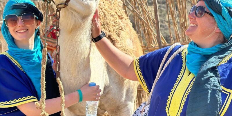 Agadir/Taghazout : Sandboarding & Sunset Camel Ride with BBQ - The Sunset Camel Ride in Nomad Attire