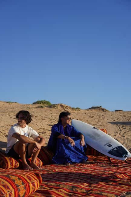 Agadir/Taghazout: Sandboarding & Sunset Tea with Fire Show - Cultural Flavors: Moroccan Tea and Relaxation