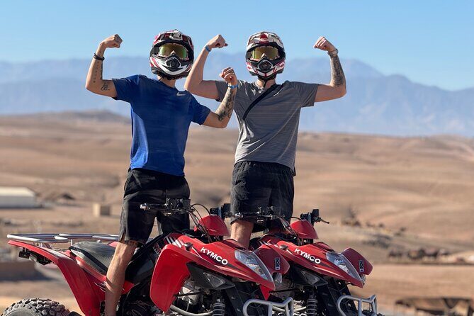 Agafay Desert and Atlas Mountains Quad biking in Marrakech - Discovering the Agafay Desert and Atlas Mountains on a Quad Bike Adventure