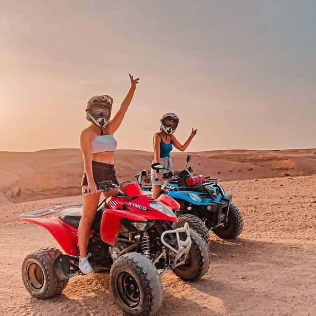 Agafay Desert Escape: Sunset Dinner, Pool & Quad/Camel - Key Points