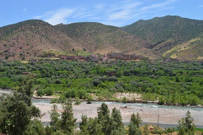 Agafay Desert Full-Day Trip From Marrakech And Berber Villages & Camel Ride - Scenic Stops and Waterfalls