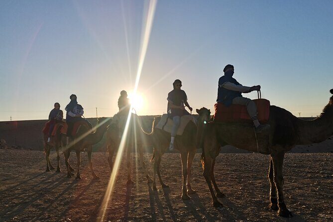 Agafay desert private sunset camel ride from Marrakech - Key Points