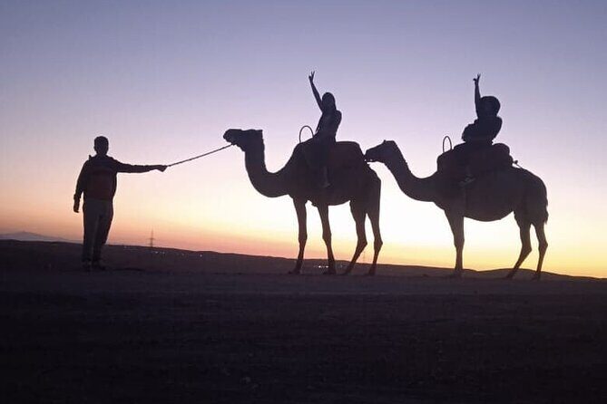 Agafay desert private sunset camel ride from Marrakech - Return Journey