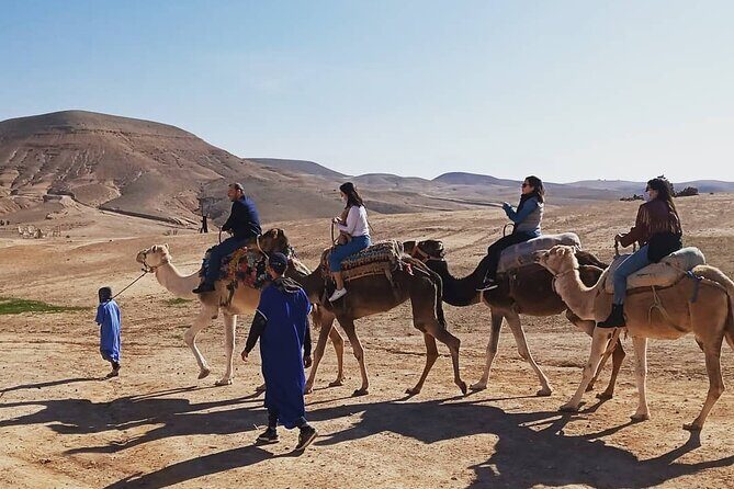 Agafay desert private sunset camel ride from Marrakech - Authentic Moroccan Atmosphere