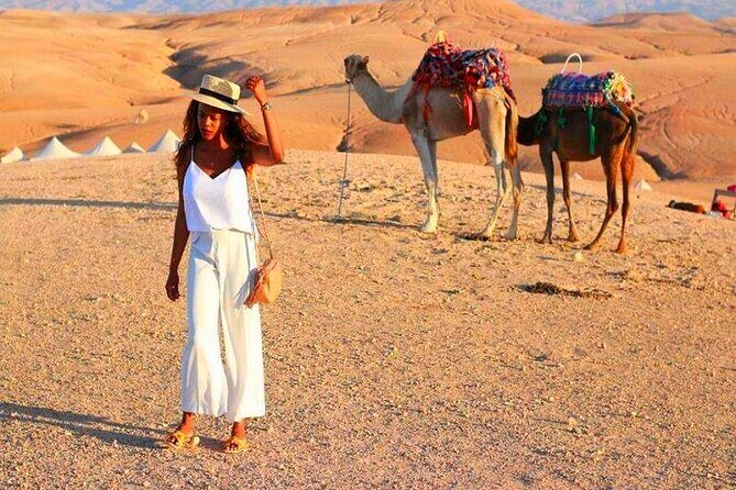 Agafay Desert Sunset, Camel Ride and Dinner from Marrakech - Key Points