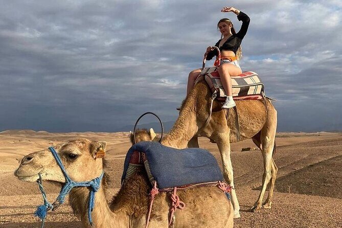 Agafay Desert: Sunset Camel Ride, Dinner & Fire Show - Key Points