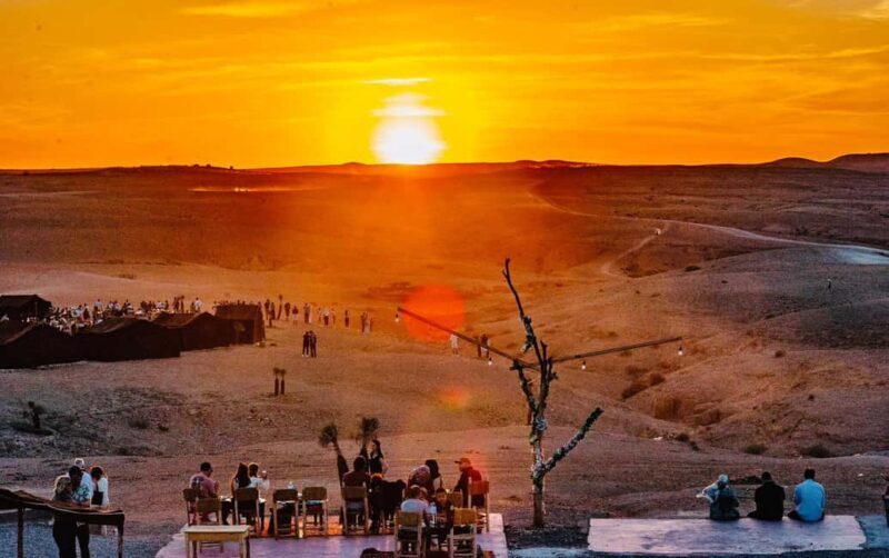 Agafay Desert: Sunset Camel Ride & Traditional Dinner - Key Points