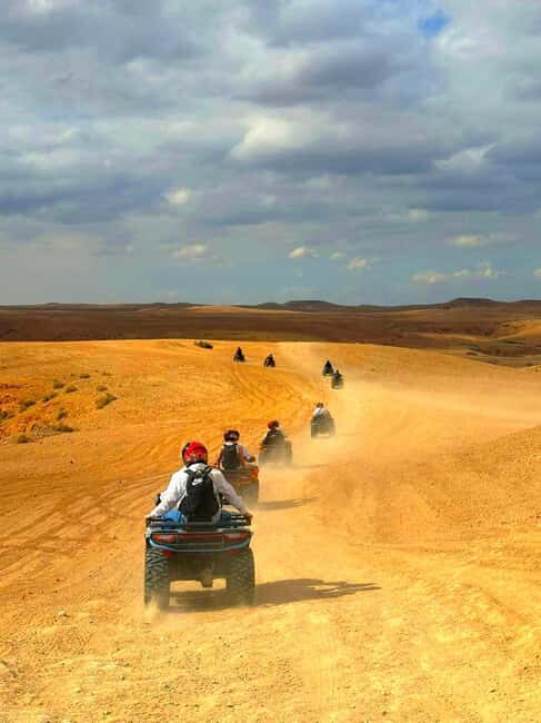 Agafay tour Quade Bike, Sunset and Romantic Dinner Show - Key Points