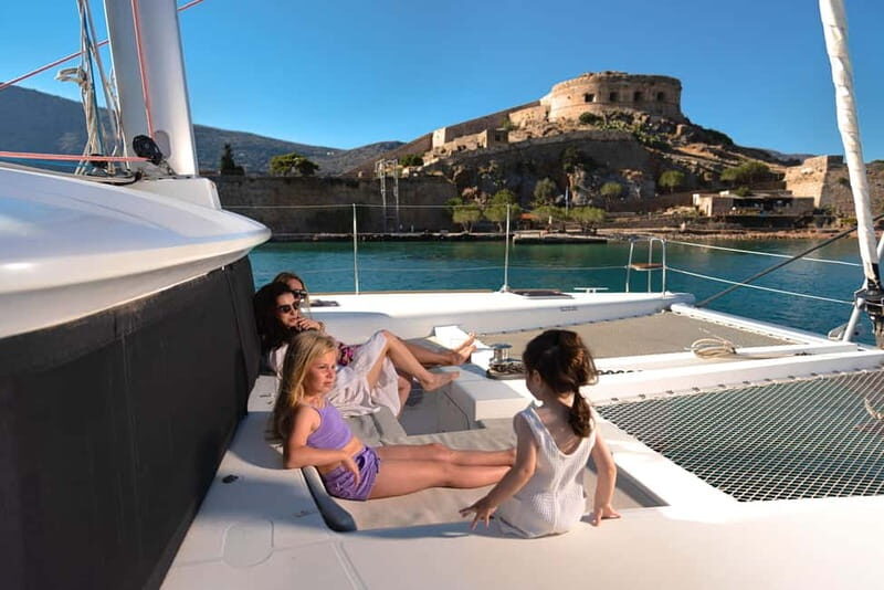 Agios Nikolaos: Luxury Catamaran to Spinalonga with Lunch - Water Activities and Comforts