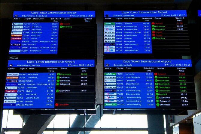 Airport Shuttle Transfer from Airport to Cape Town City Center - Managing Luggage: Practical Tips