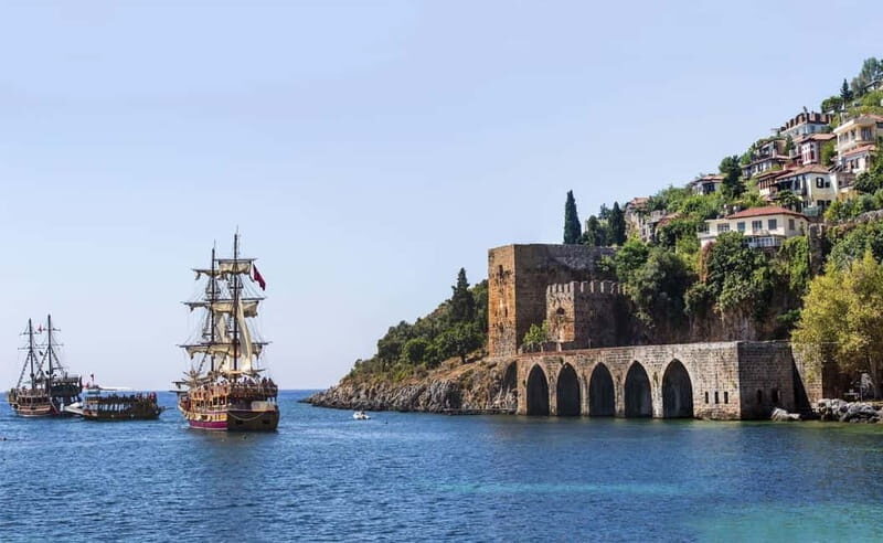 Alanya: Party Pirate Boat Trip w/Meal, Drinks, Pickup Option - Key Points