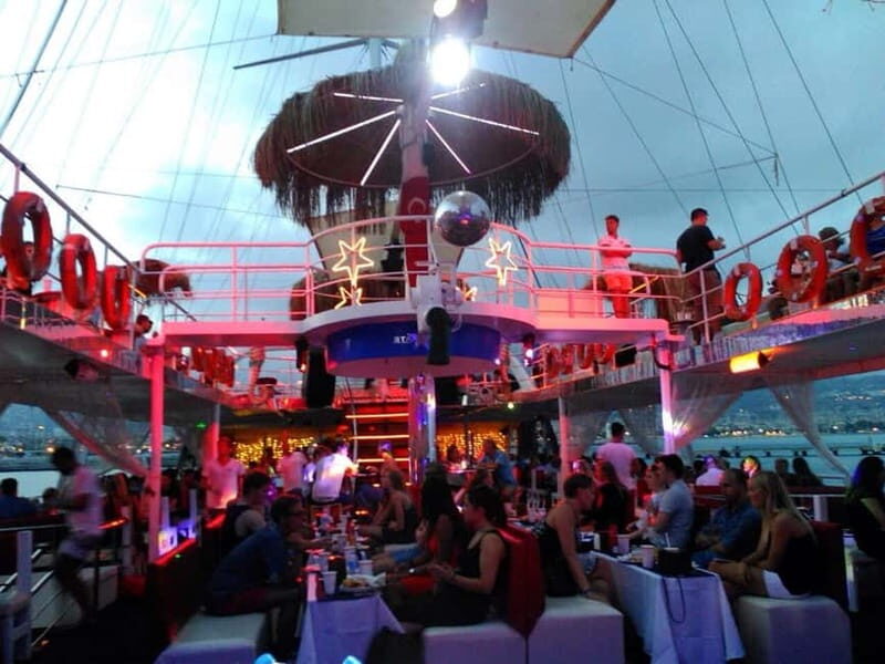 Alanya: Transfer to the Night Disco Boat Tour & Foam Party - FAQs