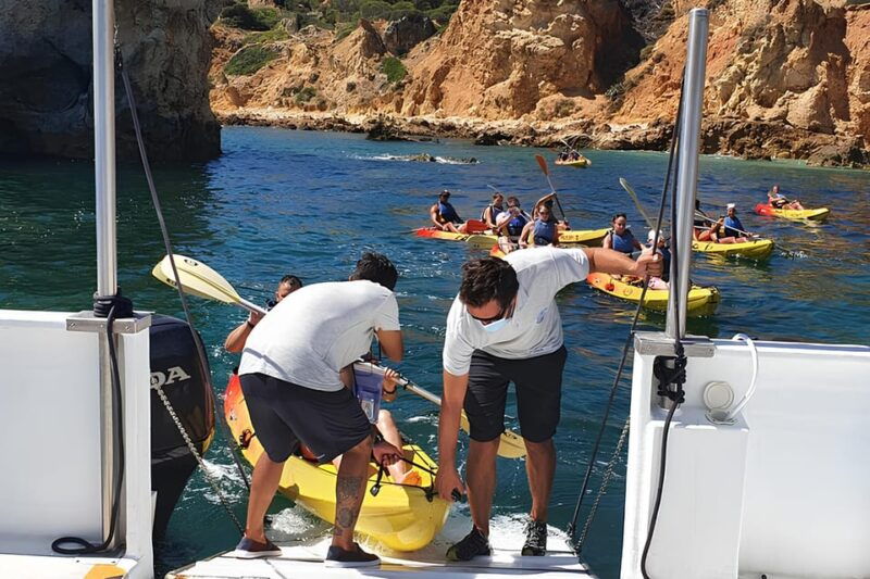 albufeira-marina-benagil-cave-to-marinha-beach-kayak-tour