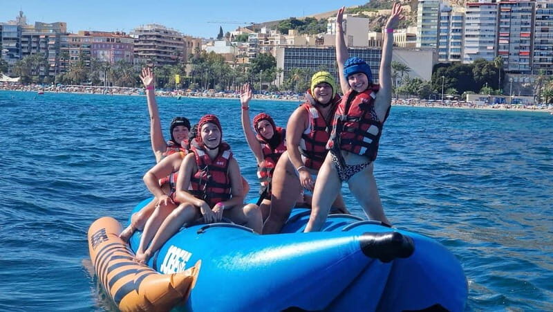 Alicante: Banana ride, Crazy Sofa y Flyfish - Key Points