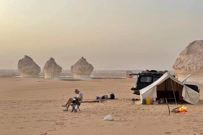 All-Inclusive 2-Day White Desert Adventure from Cairo/Giza - Sunrise and Return: The Final Day