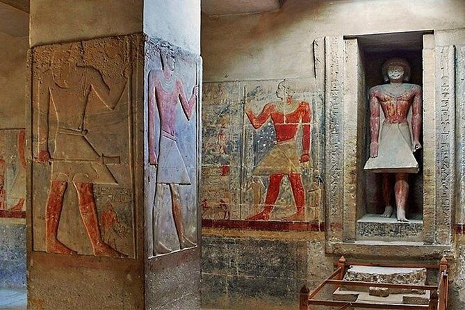 All Saqqara treasures (Pyramids and Tombs) and the underground Serapeum - An In-Depth Look at the Tour Itinerary