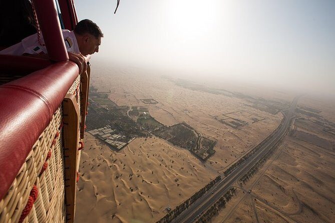 Amazing Hot Air Balloon With Beautiful Desert Sunrise View - The Sum Up