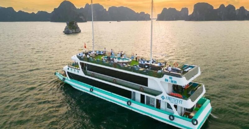 AMETHYST CRUISE - 5 star cruise to Halong Bay 1 Day - The Itinerary in Detail