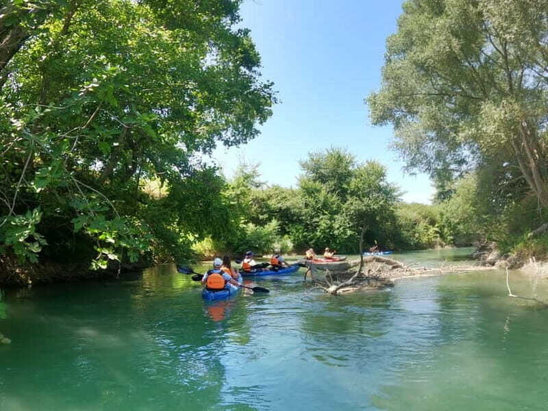 Ammoudia: Kayak down the Acheron 5.5 km - Key Points