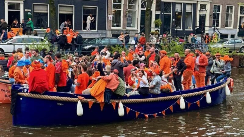 Amsterdam: 3 Hour Kings Day Boat Party with Unlimited Drinks - The Sum Up