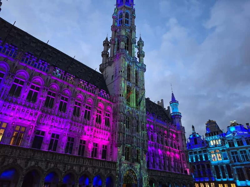 Amsterdam Brussels Christmas Road Trip  Small Group Tour - The Nighttime Magic: Light & Sound Show