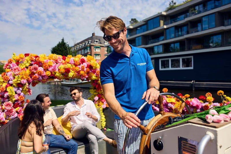 Amsterdam: City Centre Canal Cruise on Original Flower Boat - Key Points  