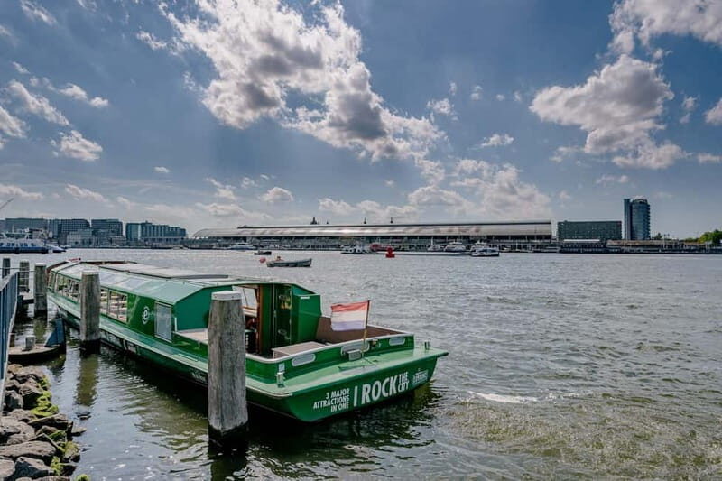 Amsterdam: Heineken Branded Canal Cruise inc 1 drink &Snacks - The Heineken Experience: Drinks, Snacks, and Upgrades