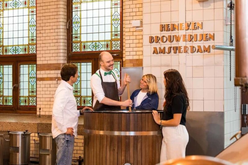 Amsterdam: Heineken Experience Ticket including 2 Drinks - Key Points