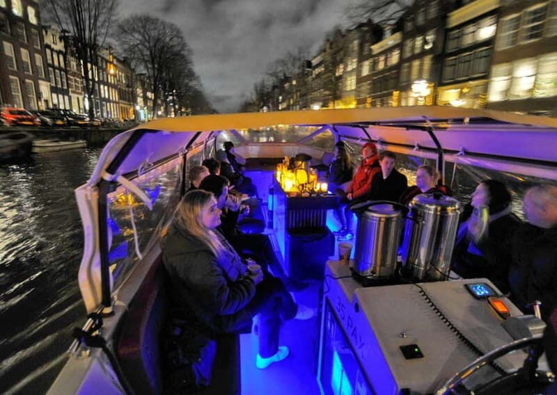 AMSTERDAM LIGHT FESTIVAL: #1 CANAL CRUISE INCL. DRINKS - Discovering the Magic of Amsterdam Light Festival by Canal