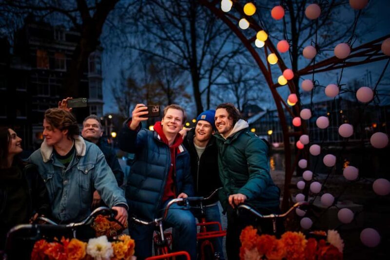 Amsterdam: Light Festival Bike Tour with Guide - Key Points
