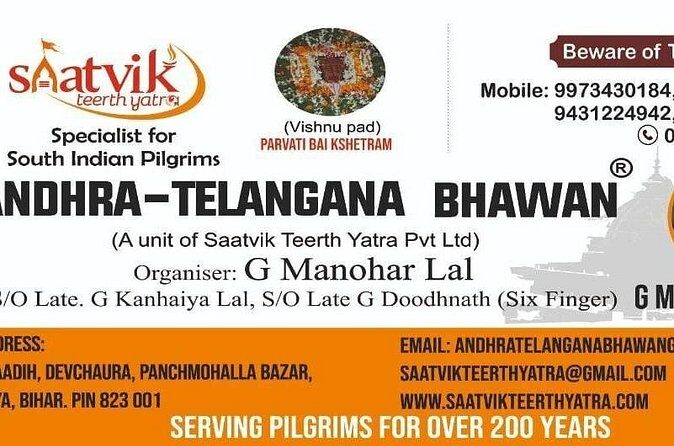 Andhra Telangana Bhawan Pind daan gaya - What the Tour Includes and Why It Matters