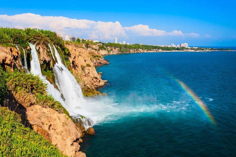Antalya: City Tour with Boat Trip, Old Town & Waterfalls - Scenic Drive & Shopping Stop