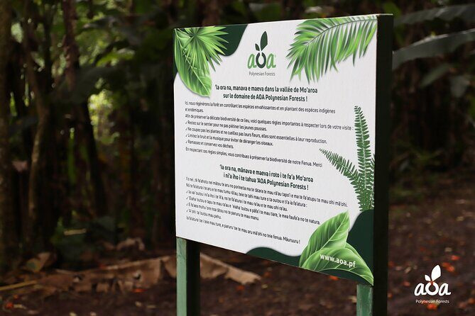 AOA Polynesian Forests - Educational Forest and Tahitian Trail Game DE - Who Will Love This Tour?