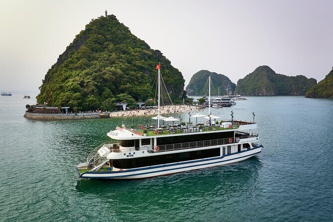 Arcady Halong 5 Star Day Cruise: Buffet Lunch and Sunset Party - Key Points