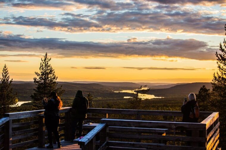 arctic-wilderness-hike-from-rovaniemi-midnight-sun-sunset