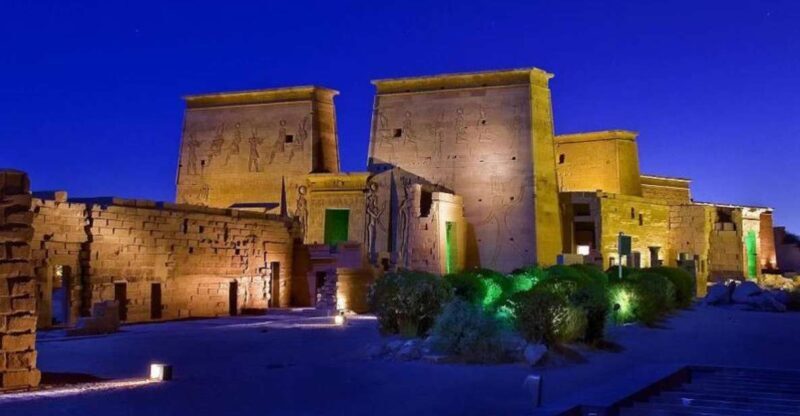Aswan: Philae Temple Sound & Light Show with Entrance Fees - Key Points