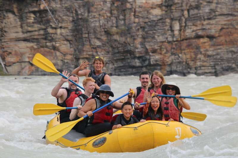 athabasca-falls-class-2-white-water-rafting-adventure
