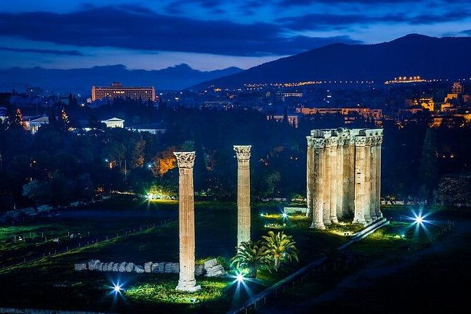 athens-by-night-driving-tour-highlights-and-dinner-time