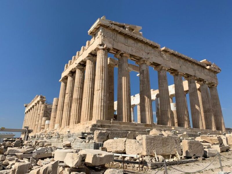 Athens Essential Highlights & Lunch, Poseidon Temple Option - Pickup and Initial Exploration