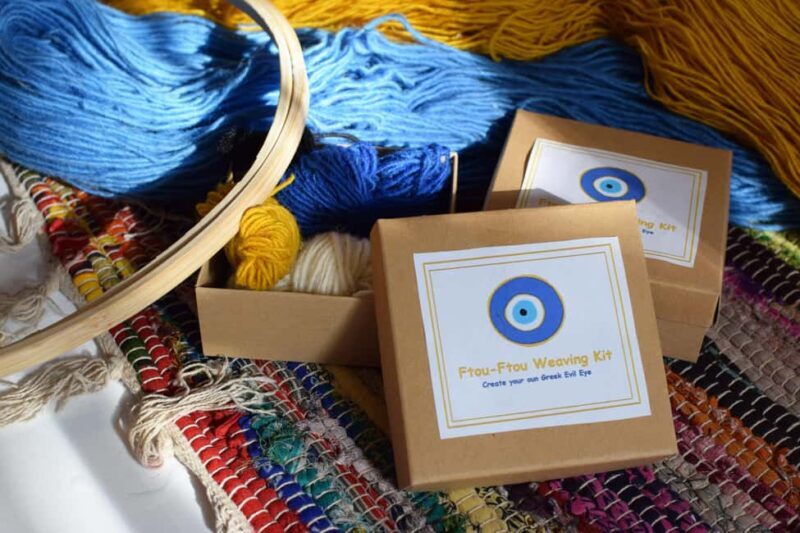 Athens: Evil Eye Weaving Workshop with Greek Tea - Authentic Greek Experience with a Mythical Touch