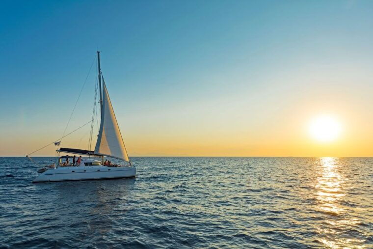 athens-half-day-sunset-catamaran-cruise
