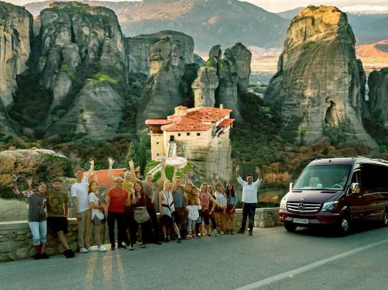 Athens: Meteora Monasteries Day Trip with Caves and Lunch - Panoramic Views and Secret Spots