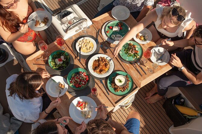 athens-private-sunset-sailing-cruise-with-greek-gastronomy