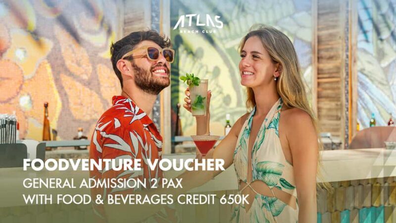 Atlas Beach Club Bali: One Day Pass / F&B Credit Voucher - What to Expect at Atlas Beach Club Bali