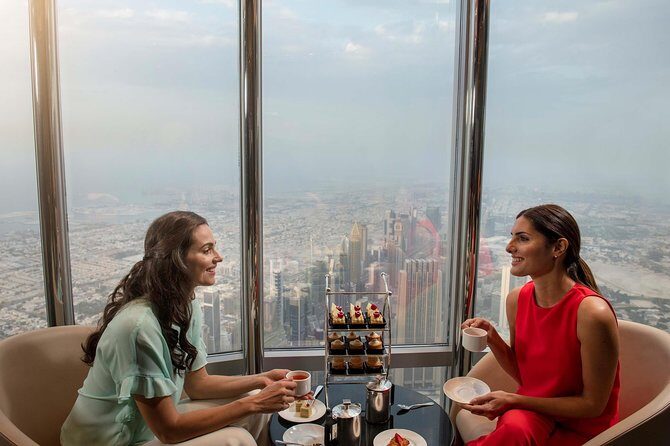 Atmosphere Burj Khalifa High Tea Experience with Private Transfer - Key Points