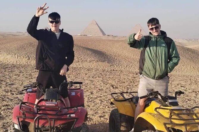 ATV Quad bike Adventure at Giza pyramids desert with Camel ride - FAQs