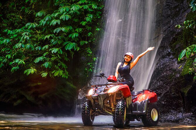 ATV Quad Bike Kuber Through Waterfall, Tunnel And Rice Field - The Sum Up