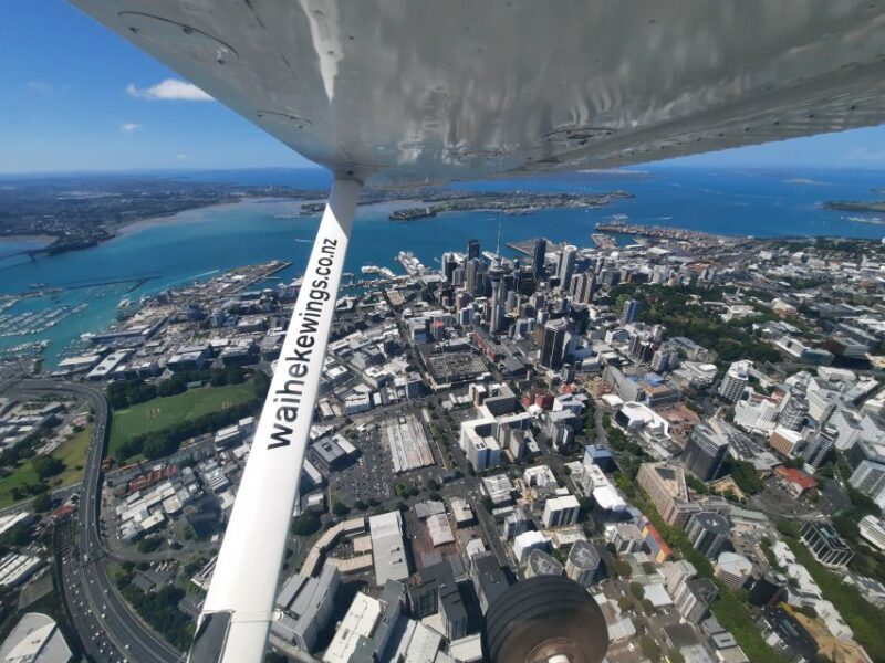 Auckland: Auckland City & Hauraki Gulf Scenic Flight - The Perspective on Auckland’s Landmarks