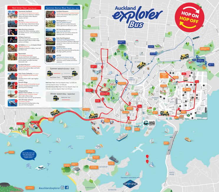 Auckland: Hop-On Hop-Off Explorer Bus Ticket - The Sum Up